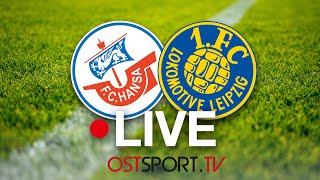 LIVE! FC Hansa Rostock II - 1. FC Lok Leipzig | Regionalliga Nordost | SP13