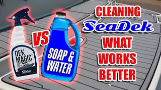 Cleaning seadek | What to use to clean seadek | How to clean seadek | deck magic | soap & water by Mile High Campers 17,341 views 2 years ago 6 minutes, 10 seconds