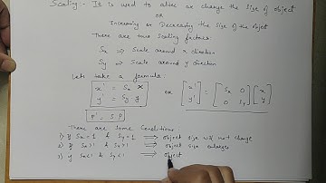 2D Scaling in Computer Graphics-Sharvali Sarnaik