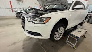 26E0397 - 2013 AUDI A6 - 3.0L ENGINE, FRONT POWER SEAT, DISPLAY SCREEN, SUNROOF