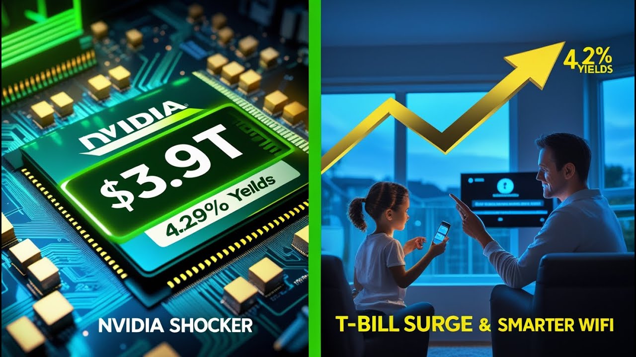 $3.9T Nvidia Shocker, T-Bill Gold Rush, and Network Slicing Goes Live!