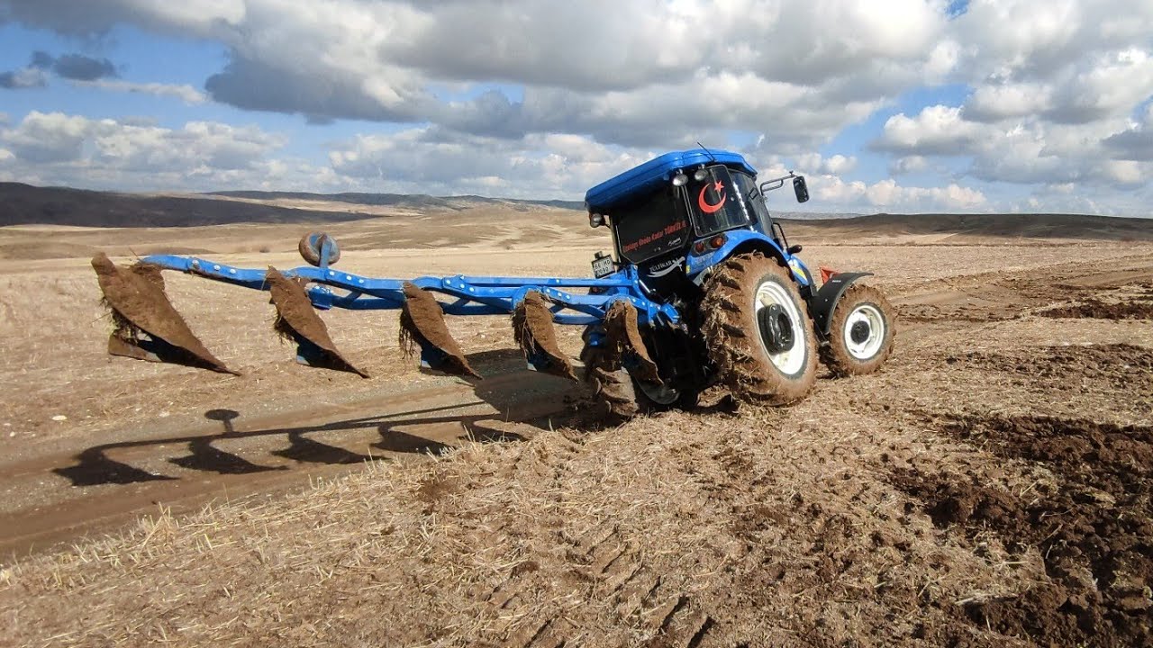 NEWHOLLAND TD90 İLE NADAS(Tek çekerde çekiyor)