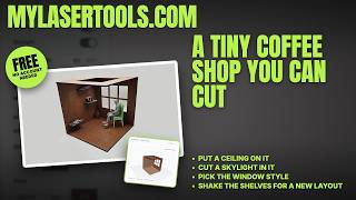 A Tiny Coffee Shop You Can Cut | Free Coffee Shop Diorama Generator for Laser Cutting & 3D Printing screenshot 4