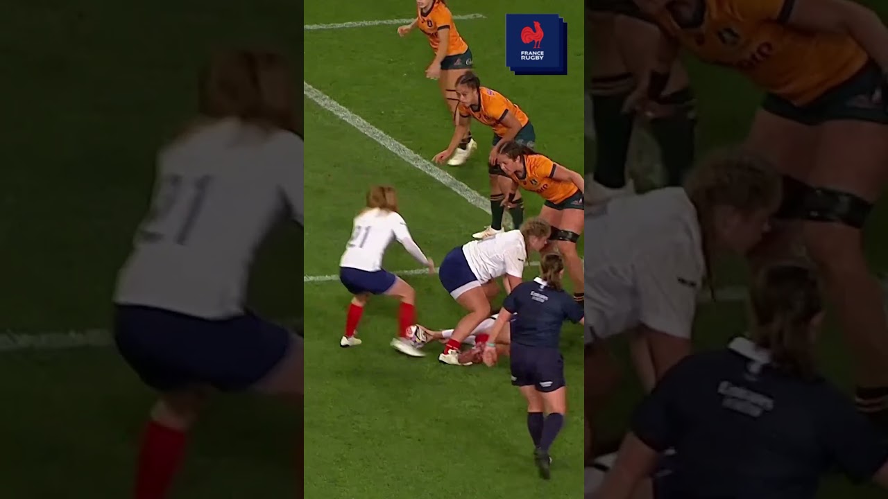 Gabrielle Vernier après la sirène ? #WXVrugby #FRAAUS