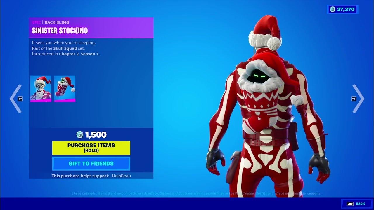 Fortnite Item Shop CHRISTMAS SKINS OUT TODAY! December 2nd, 2022 (Fortnite Battle Royale) YouTube