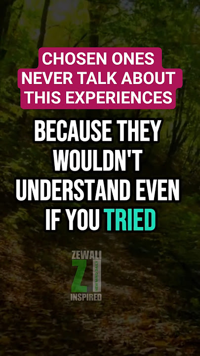 These Ten Things All Chosen Ones Experience But Never Talk About #shorts #shortvideo
