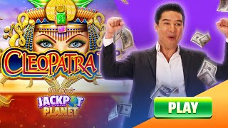 Chasing Sphinx Scatters in Cleopatra II on Hard Rock Jackpot Planet screenshot 2