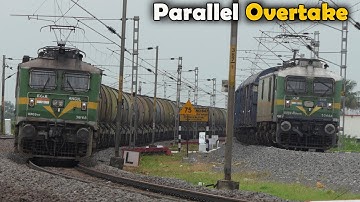 Amazing PARALLEL OVERTAKING Trains | FATV EPISODE No #142 | Duronto Express Parallel Race | I R