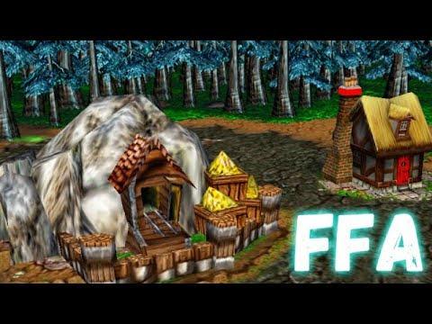 Видео: Нереальный FFA замес в патче 1.29 Warcraft 3