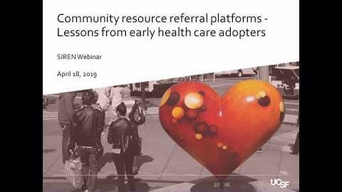 Community resource referral platforms - Lessons from early health care adopters