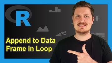 Append to Data Frame in Loop in R (2 Examples) | Add New Column & Row in for-Loop | Create Variables