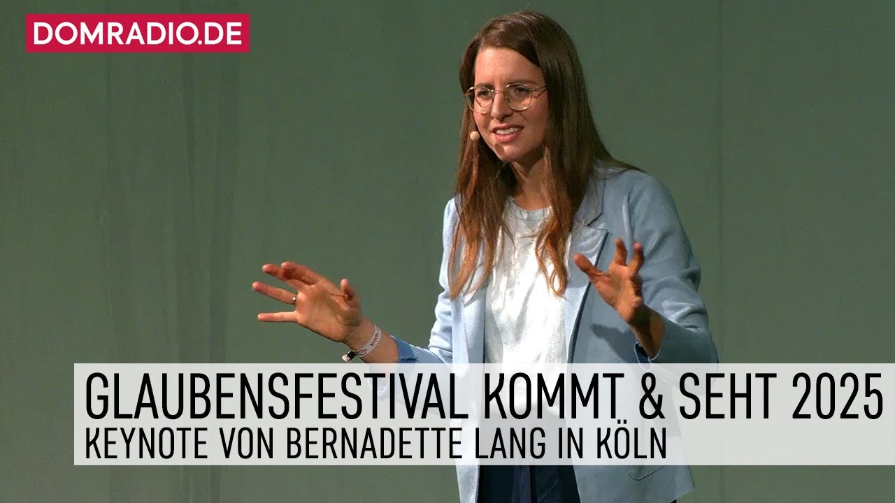 Keynote von Bernadette Lang in Köln – Glaubensfestival 