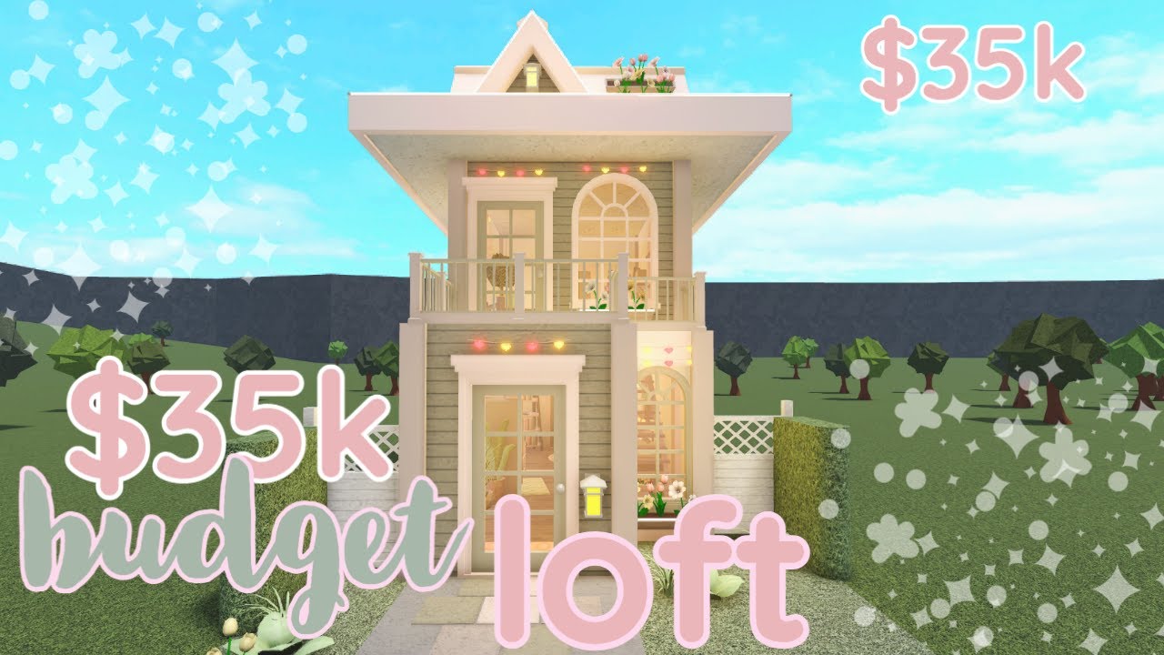 35k budget loft bloxburg build YouTube