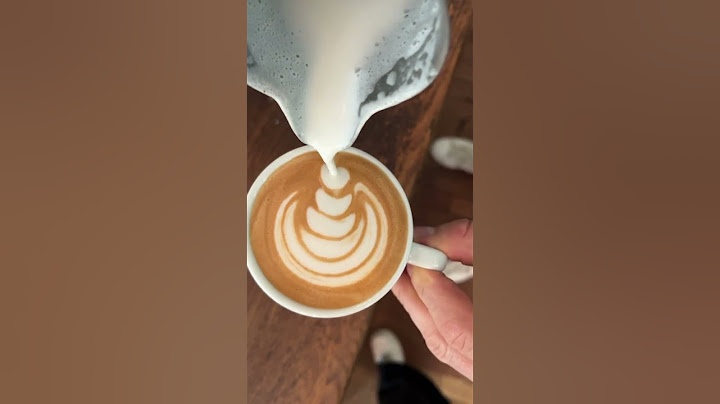 How to make latte art: Tulip & Swan