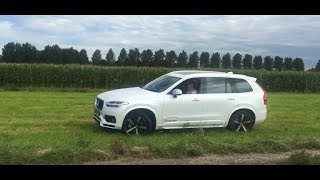Белый благородный внедорожник-гибрид! Volvo XC90 Hybrid/ Вольво ХС90 2017