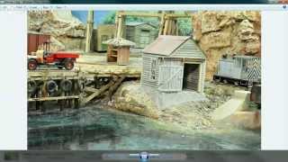 Raw Video: Model Railroad Photography, photostacking. Model Train Photo Stacking
