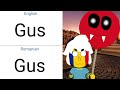 (Brawl Stars) Gus in different languages meme