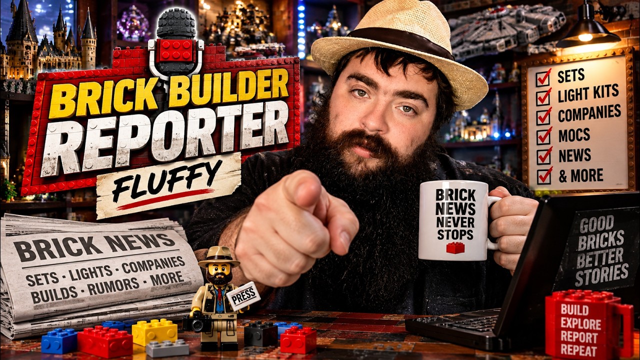 I Have BIG News… I’m Becoming the Brick Builder Reporter! 🧱📰