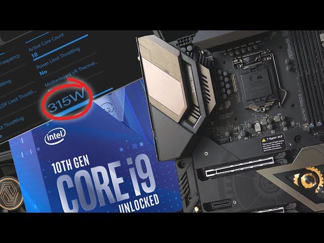 Over 300 Watts!? Can the Z490 Taichi keep up? - YouTube