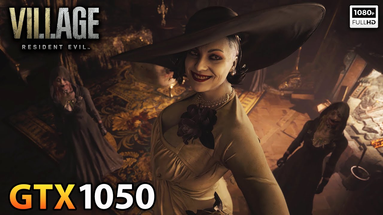 Resident Evil Village Test in GTX 1050 (1080p High Settings)