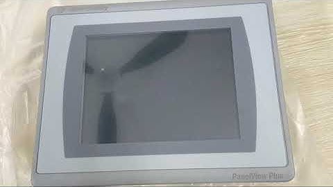 Unboxing Allen Bradley HMI panel view plus 7