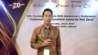 Investor's Role in the Net Zero Transition - CFA Society Indonesia 20th Anniversary Conference