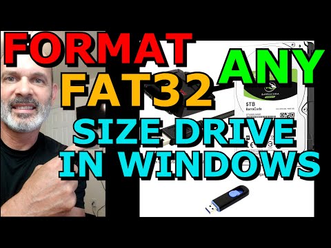 Video: Hur Man Formaterar I Fat32-format