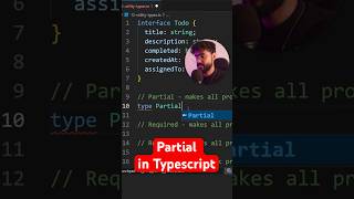 Partial In Typescript