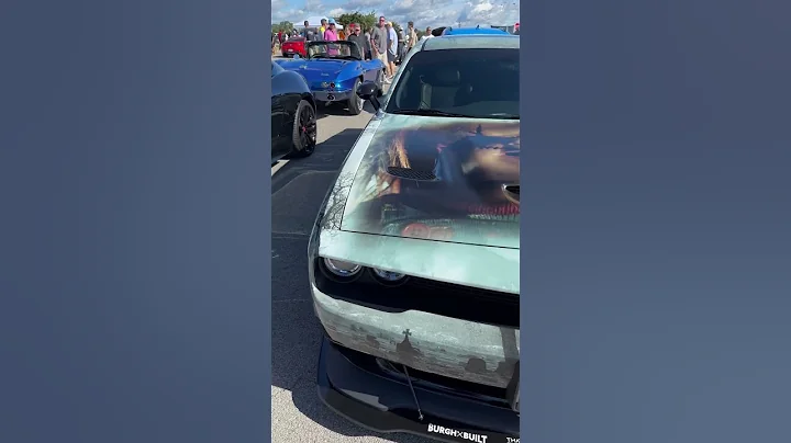 Scary Cool Hellcat Wrap #hellcat #challengerhellcat #mopar