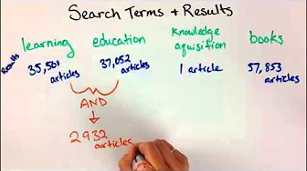 Video Thumbnail: Selecting Types of Information Sources