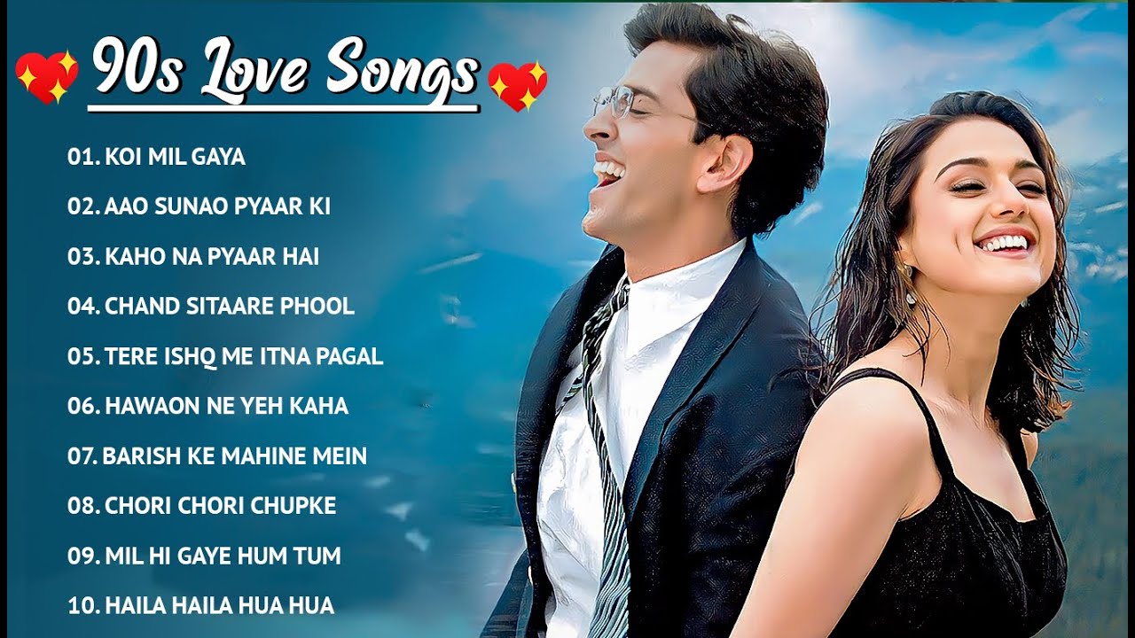 90S Love Hindi Songs  90S Hit Songs  Udit Narayan Alka Yagnik Kumar Sanu Lata Mangeshkar