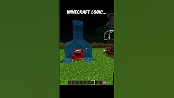 Minecraft Dorpeling Logica... 😆 #minecraft #shorts #logica