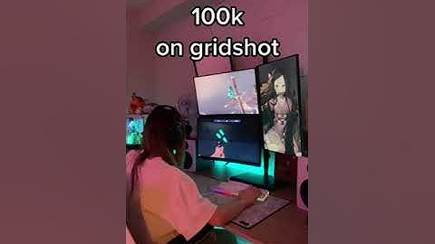 IM SO CLOSE TO 100K ON GRIDSHOT #shorts #aimlab #aimlabsgrind #valorant