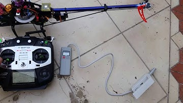 Electrostatic charge measurement on 450 RC helicopter belt-driven tail - after repair