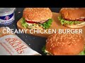 Chicken burger with royal bakers buns