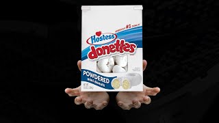 Hostess Mini Powdered Donuts Waffle #shorts