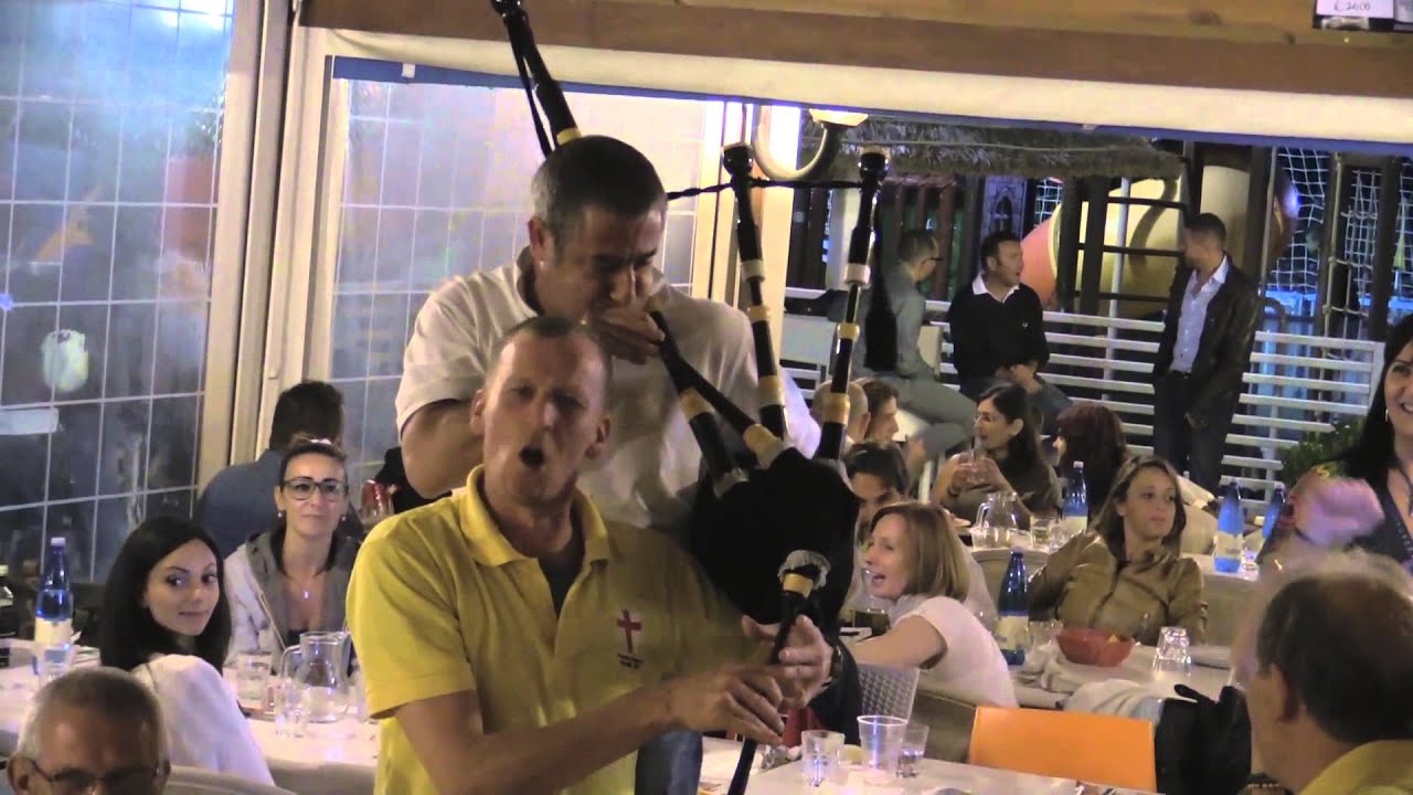 The Big Bagpipe Challenge (Italian Tour 2015) YouTube