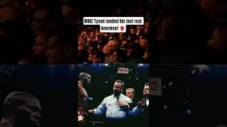 when Mike Tyson landed his last real KO 🥊 Mike Tyson vs Clifford Etienne #MikeTyson #Tyson #Boxing