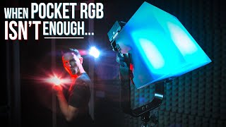 When POCKET RGB isn't bright enough // Lupo ACTIONPANEL Full Color Review // SMALLEST PRO RGB LIGHT