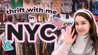 Shop and Thrift With Me in New York | Thrifting in NYC