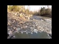 Rc fast tracked vehicle water test
