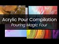 Acrylic Pouring Compilation - Pouring Magic 4