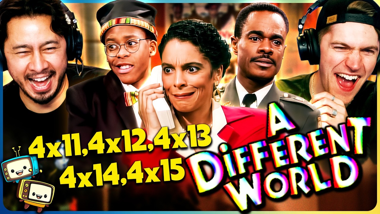 A DIFFERENT WORLD Season Episodes 11-15 Reaction! | Jasmine Guy, Kadeem Hardison, w/ Jaby Koay