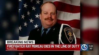 Firefighter Ray Moreau was struck and killed by a piece of a firetruck