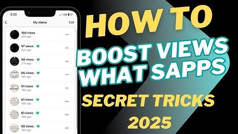 How to Get 1,000+ Views on WhatsApp Status Fast! (Secret Trick)” #techtips #whatsapp #moreviews