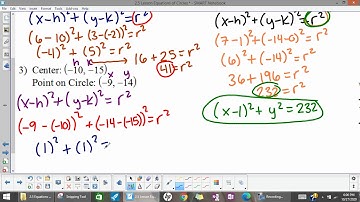 2 5 Lesson Equations of Circles Part 2