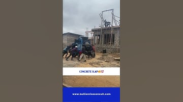 Construction of a concrete slab in 30 seconds. #fyp #shorts #housebuilding #viralvideo #building