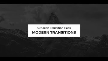 Modern Transitions Premiere Pro Templates