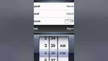 How to set iPod alarm clock