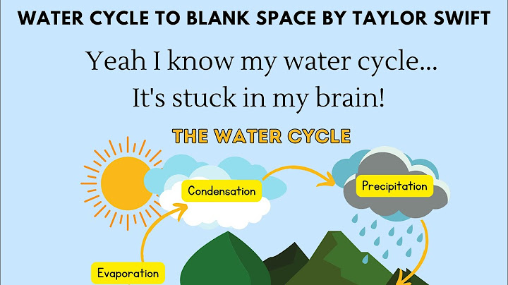 Learn the Water Cycle to Blank Space by Taylor Swift